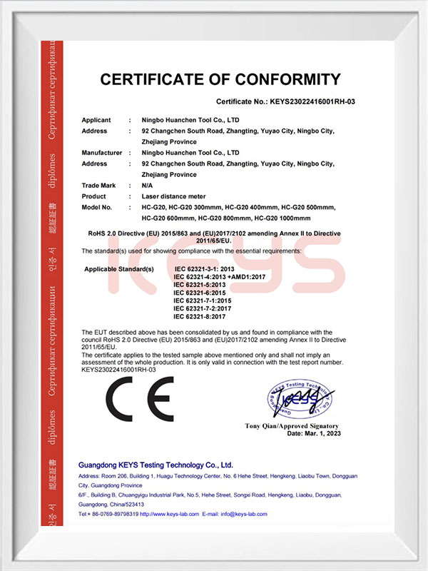 Certificado de Conformidade